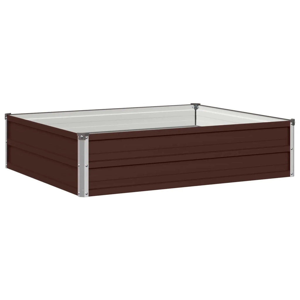 Letto rialzato da giardino Marrone 100 x 80 x 24 cm 8006465