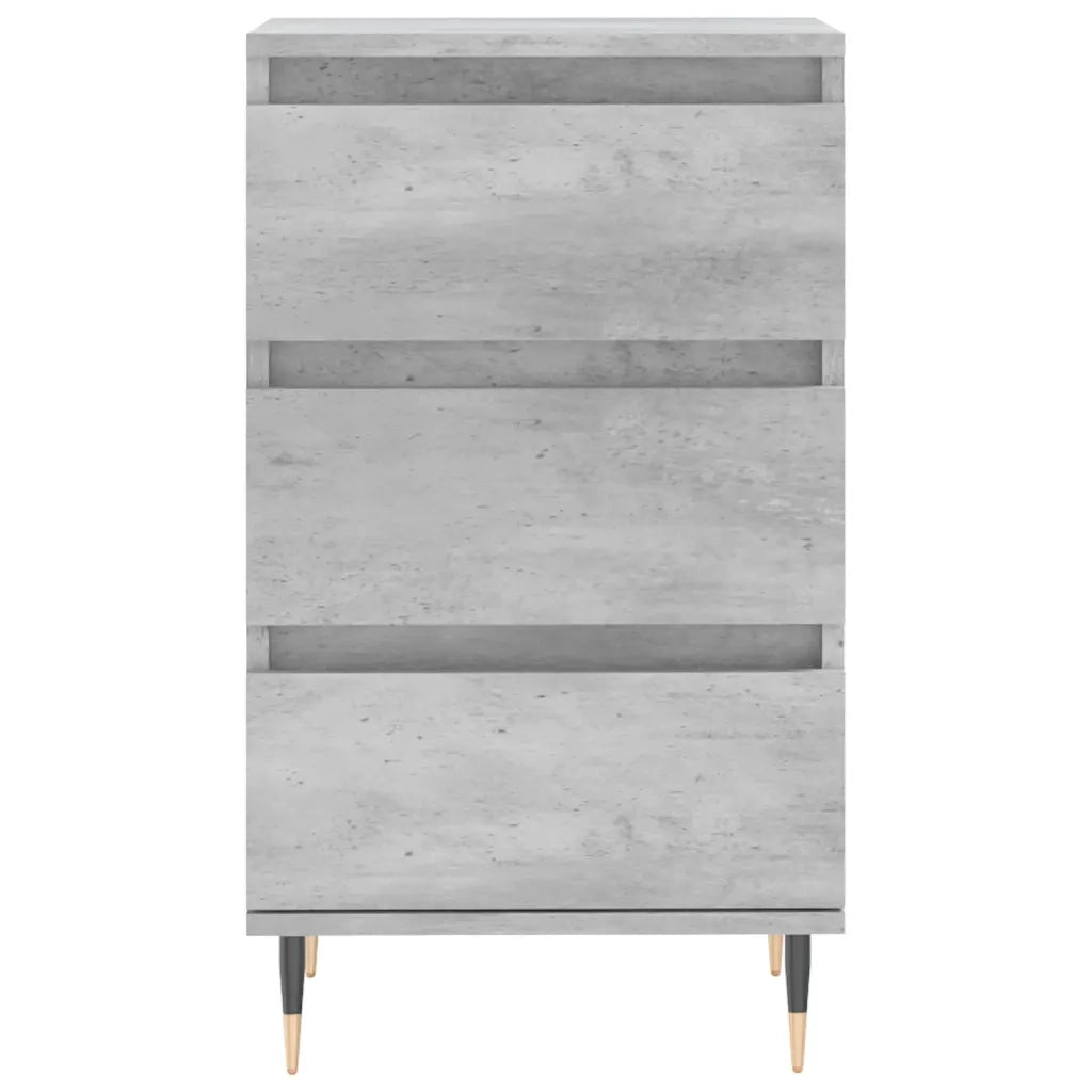 Credenza-Buffet-Armadio da cucina Grigio Cemento 40x35x70 cm in Legno Multistrato 529458