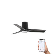 HEY TUB S LED Ventilatore da soffitto nero 10W SWT TUYA