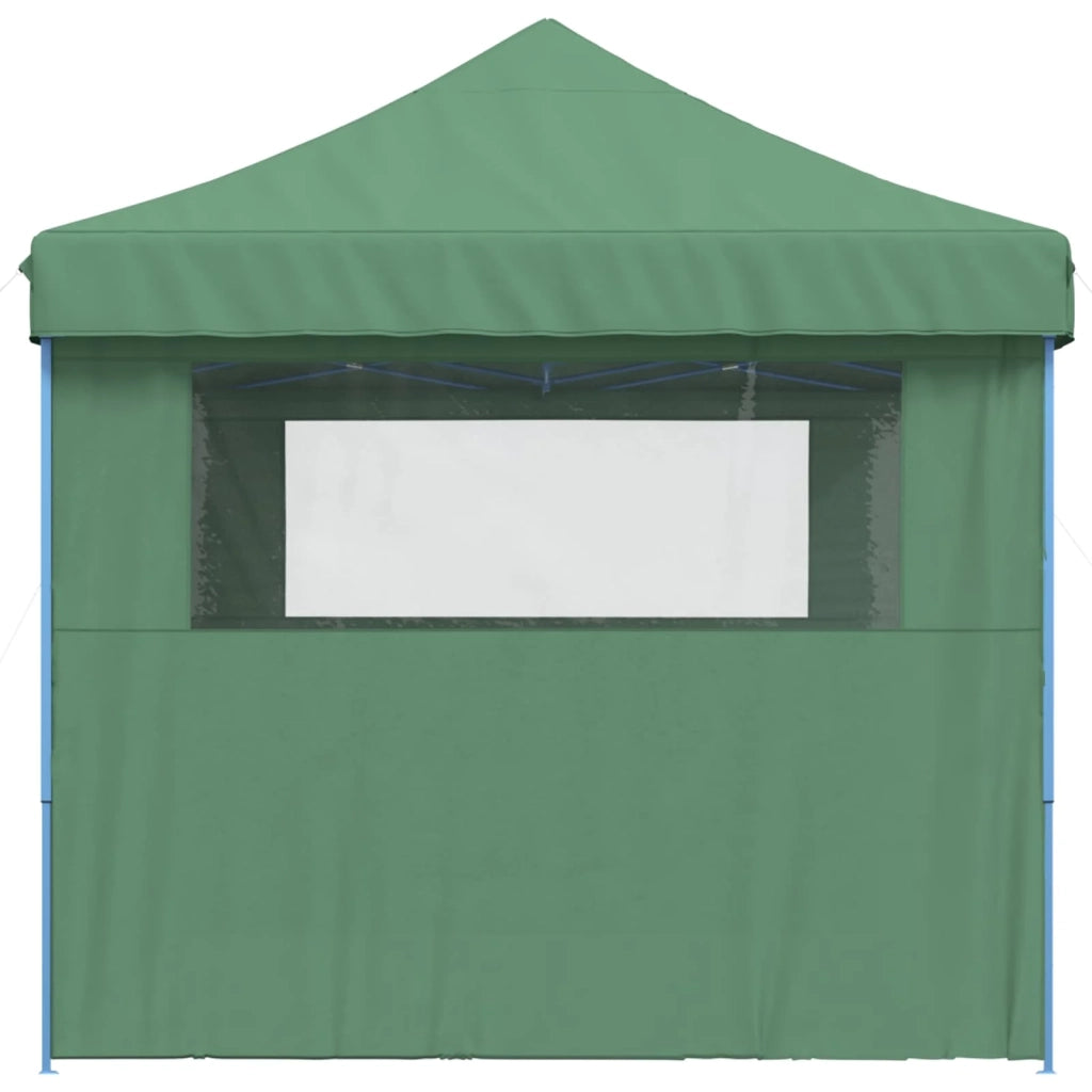 Tendone per Feste Pieghevole Pop-Up con 3 Pareti Verde 4004968
