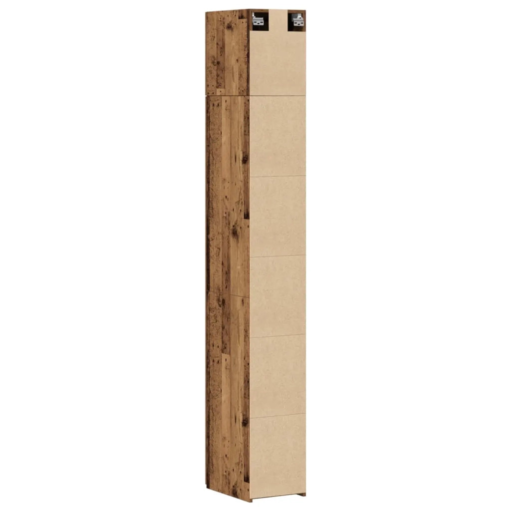 Armadio 2 pz Legno antico 30 x 42,5 x 225 cm CFW3446155