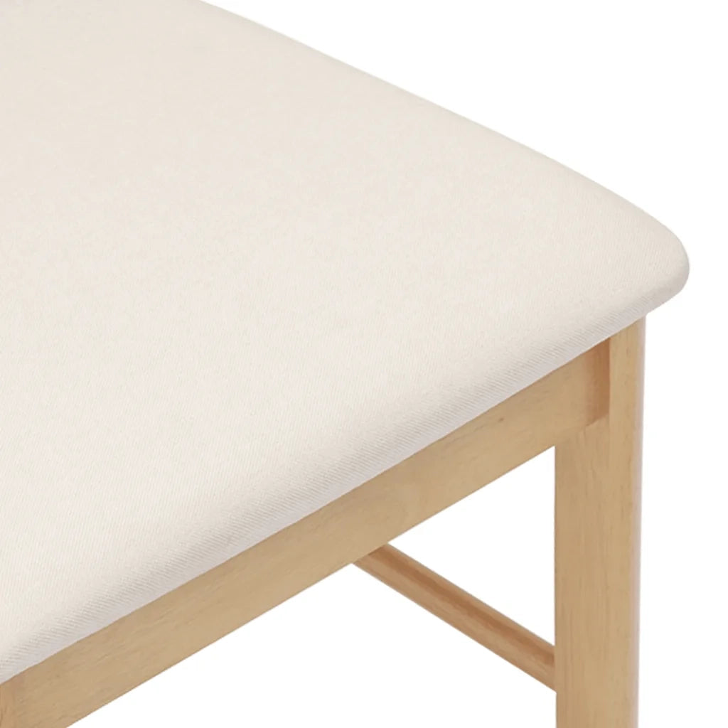 vidaXL Sedie da Pranzo con Cuscini 2 pz in Legno Massello di Hevea
