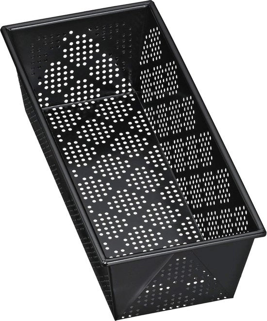 Bakettiera perforata 25 x 11 cm - 750 g pane - Antiaderente - Resistente all'acido lattico