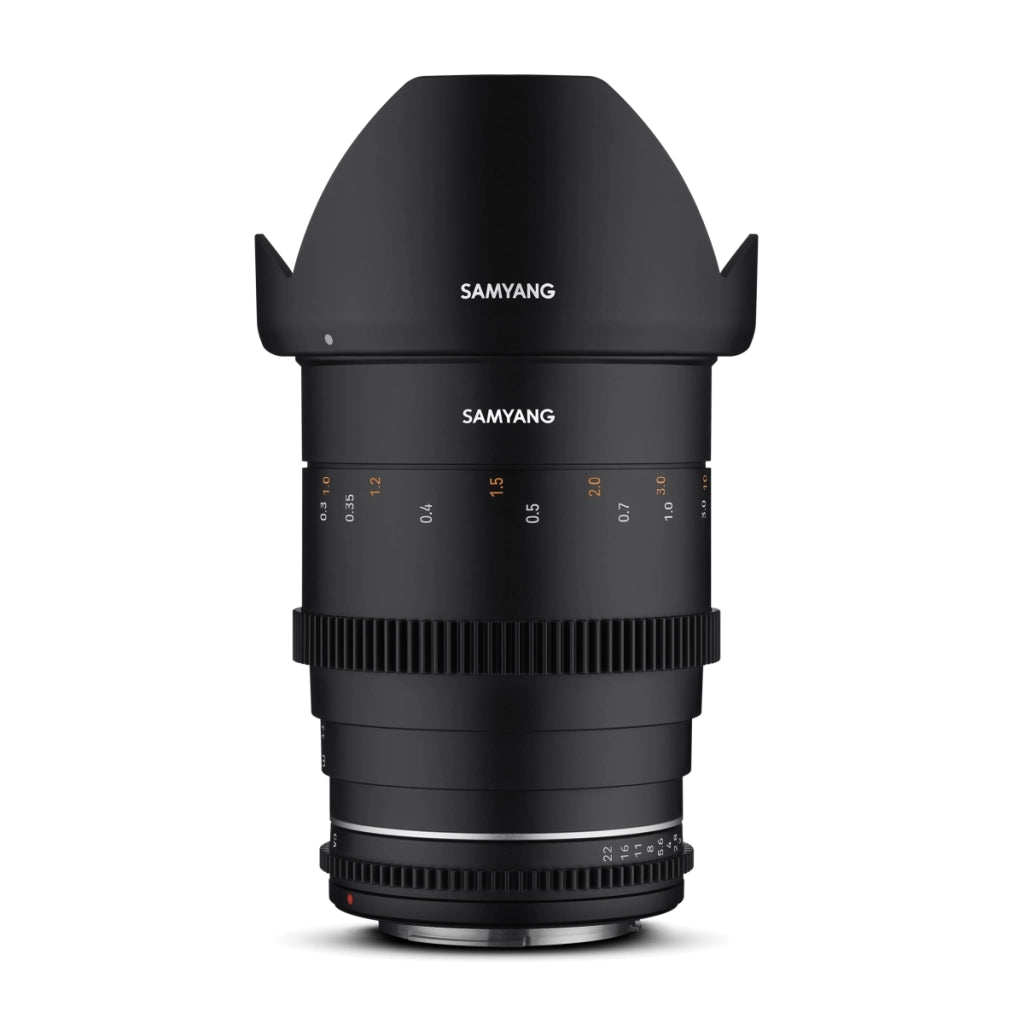 Obiettivo grandangolare per video MF 35mm T1,5 VDSLR MK2 – luminoso T1,5 per MFT Mount, Follow Focus, full-frame e APS-C, risoluzione 8K