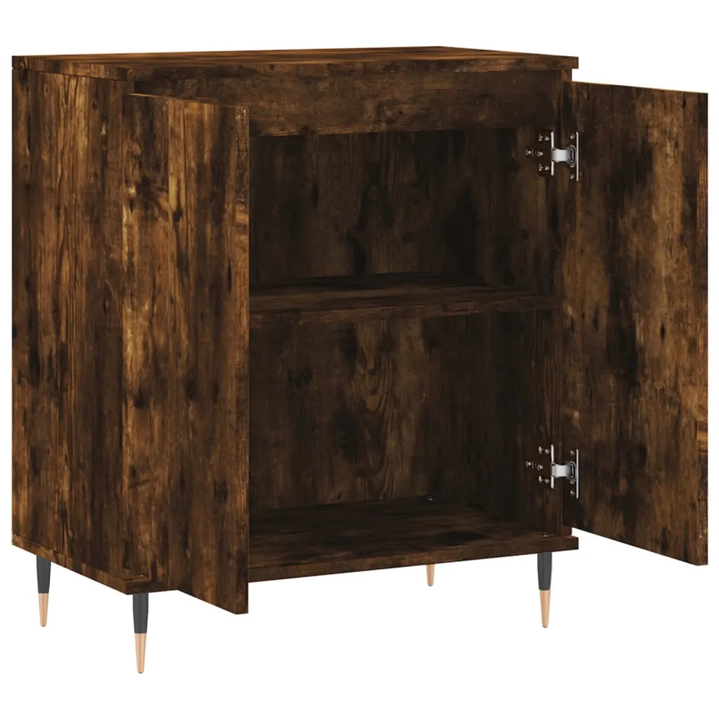 Credenza | Madia | Buffet da pranzo | Armadio da pranzo Rovere Fumo 60x35x70 cm in Legno Multistrato