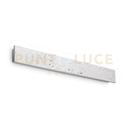 ZIG ZAG SQUARE APPLIQUE LED SMD 750 x 50 26  W On-Off 3100 lm 3000 K CEMENTO