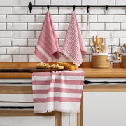 Nifali, Strofinaccio Lavabile in Lavatrice si 40°, 45x65 cm Rosso
