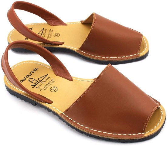 Sandali per donna con suola antiscivolo in gomma - prodotti a mano in Spagna - misure 35-42 - con cinturino morbido
