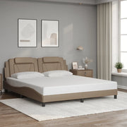 Giroletto con Testiera Cappuccino 180x200 cm in Similpelle