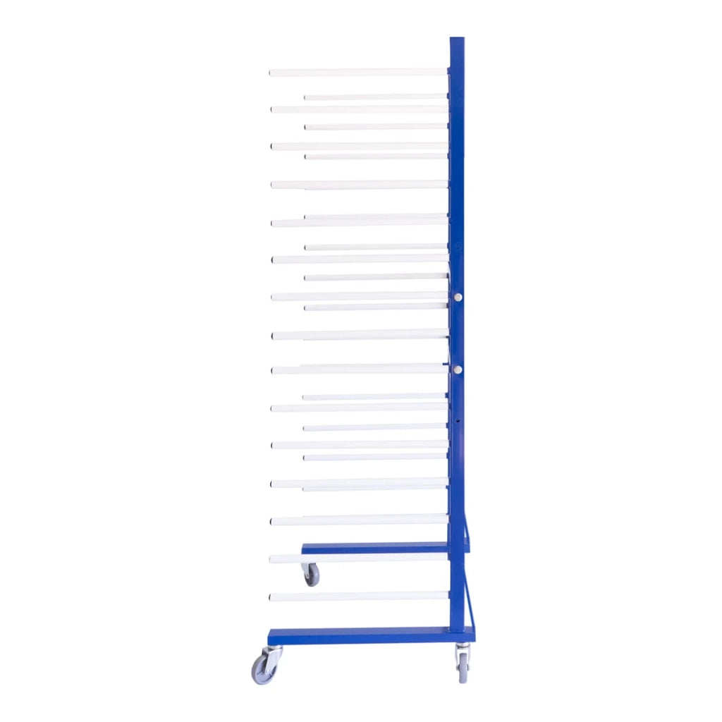 Carrello per Asciugatura Vernici a Spruzzo Combinato x 2 con 4 ruote resistenti 375 kg di capacità