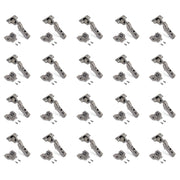Kit cerniera mezzo collo X91 con chiusura ammortizzata, basette per vite