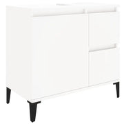 Armadietto da Bagno | Armadio da bagno Bianco 65x33x60 cm in Legno Multistrato