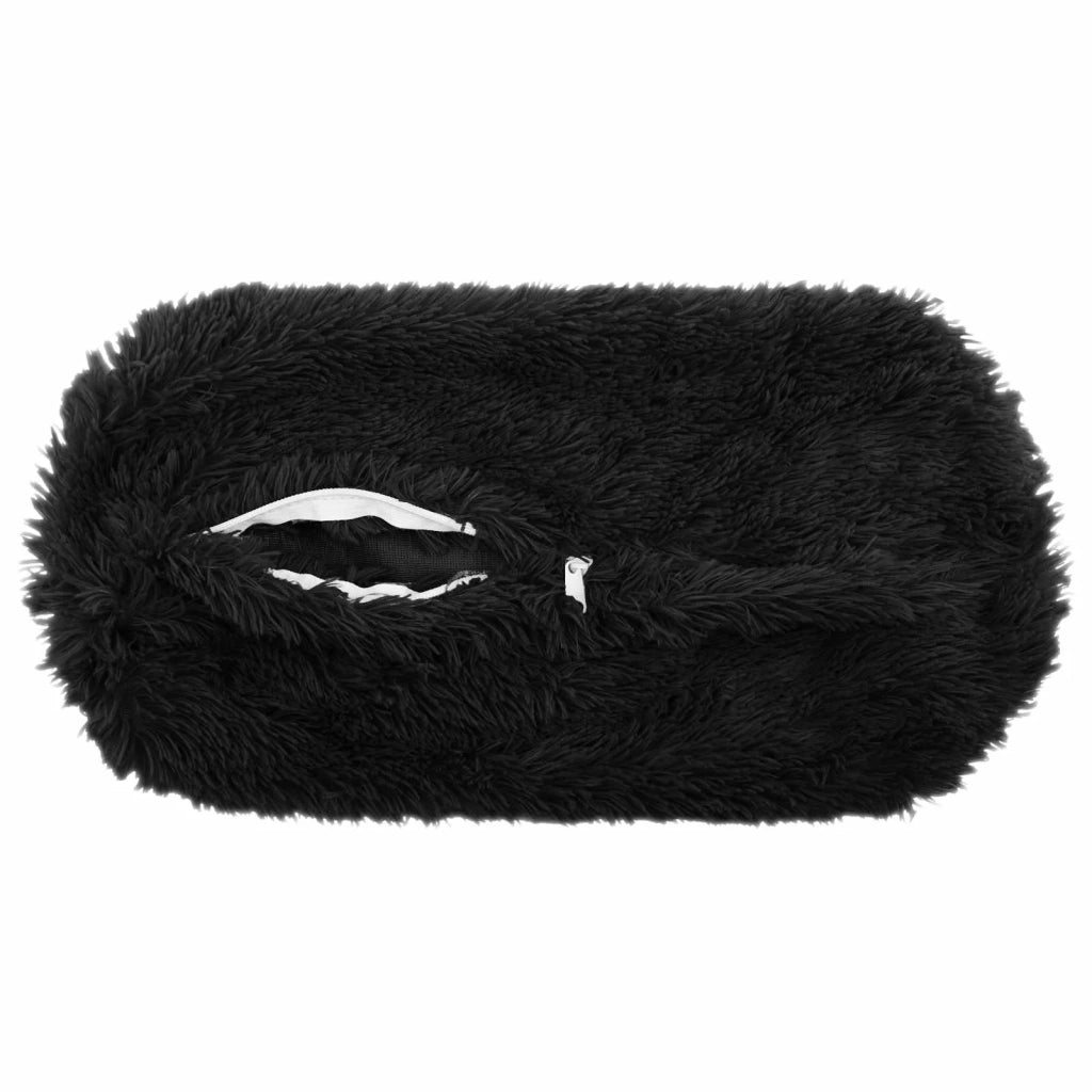 Cuscino con cuscino HEERLEN 6 pz Nero Fleece PV 930190