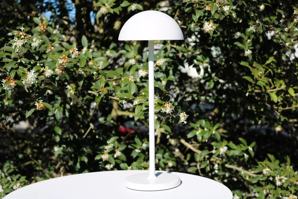 Lampada da tavolo esterna ricaricabile JOY Lucide LED 1,5W bianca