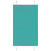 Tenda Plissettata Verde petrolio 70x150 cm Larghezza Tessuto