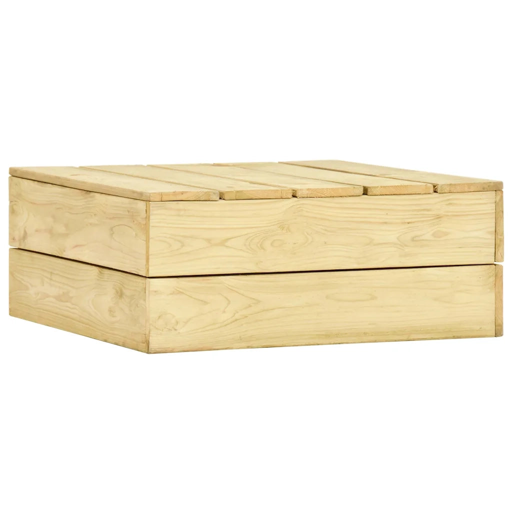 Set Divani da Giardino 2 pz in Legno di Pino Impregnato 3053197