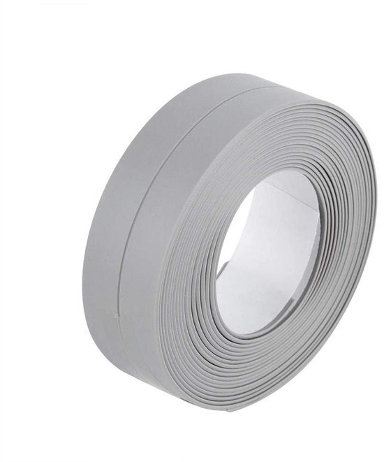 Afdichtstrip autoadesivo PVC acquaproprio per bagno e cucina - grigio (22mm * 3.2M)
