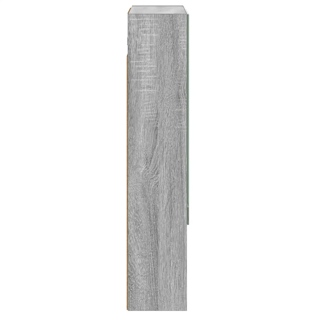 Mobiletto per specchio da bagno Grigio Sonoma 50 x 14,5 x 70 cm 889204