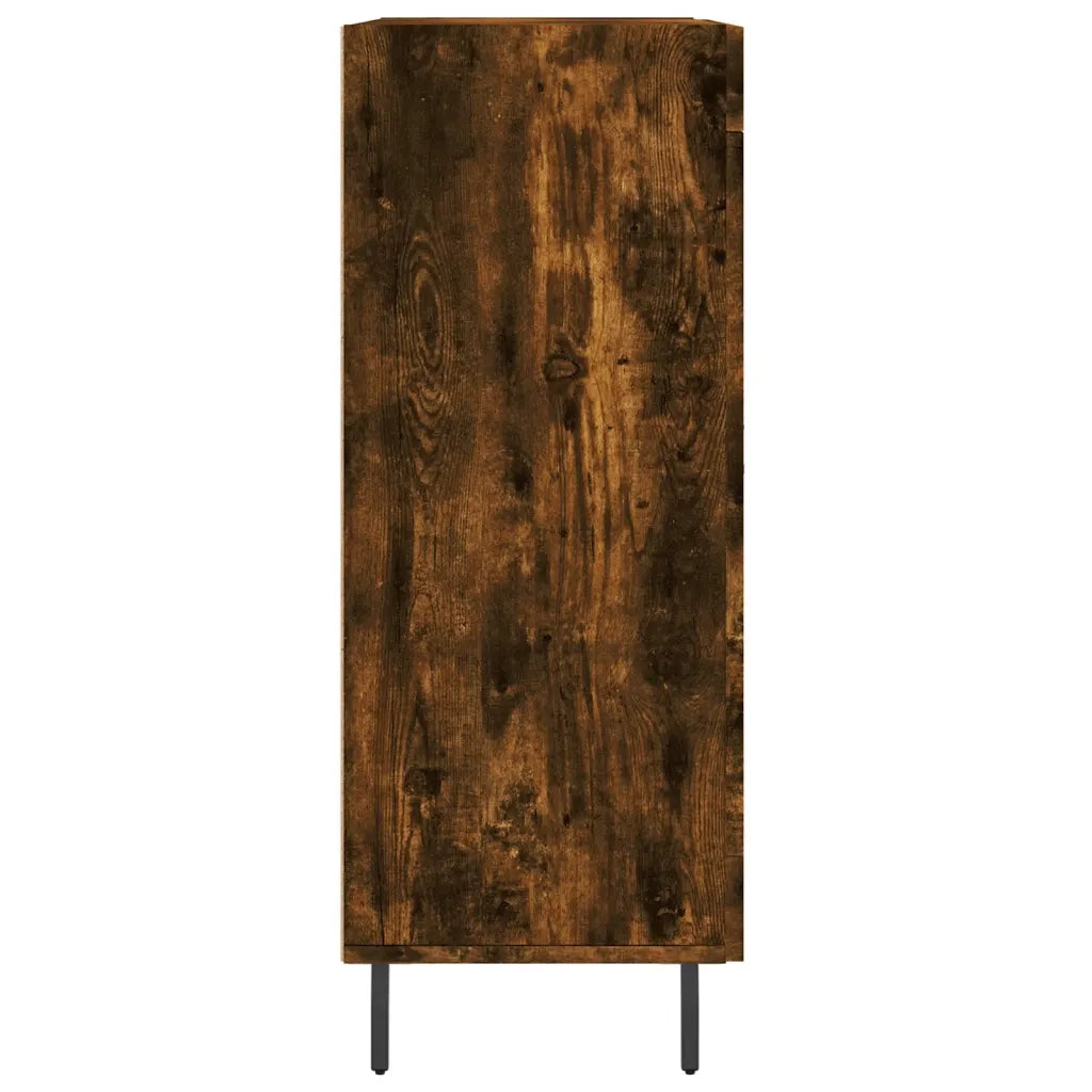 Credenza Rovere Fumo 69,5x34x90 cm in Legno Multistrato 828065