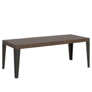 Tavolo allungabile 90x160/264 cm Flame Premium telaio Antracite - Noce