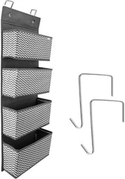 Opacchiatore per porta - 4 contenitori di stoccaggio - facile da installare - 1 pezzo