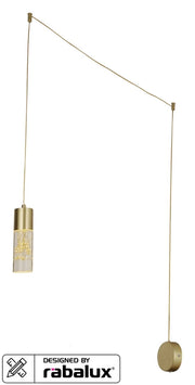 Lampada a sospensione LED 4W oro Rabalux Floresta 4000K