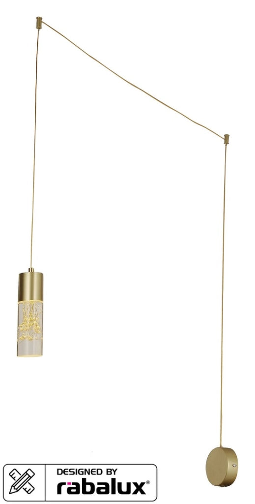 Lampada a sospensione LED 4W oro Rabalux Floresta 4000K