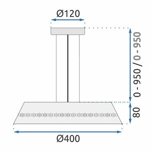 Lampada Cristal App1028-cp