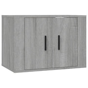 Mobile TV multimediale scaffale TV mobile TV credenza TV sala da pranzo soggiorno camera da letto a parete Sonoma 57 x 34,5 x 40 cm grigio 02_0028187