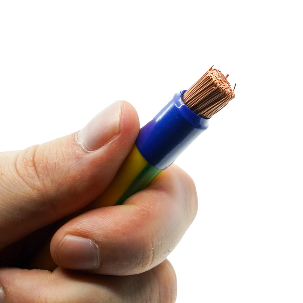 Kit nastro isolante in pvc autoestinguente multicolore per impianti sicuri *** colore blu, dimensioni 15 mm x 10 mt x...