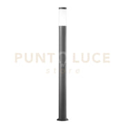 PALO TOKYO ANTRACITE 1 LUCE ATTACCO E27 IP44 11,5X110CM IN ACCIAIO INOX