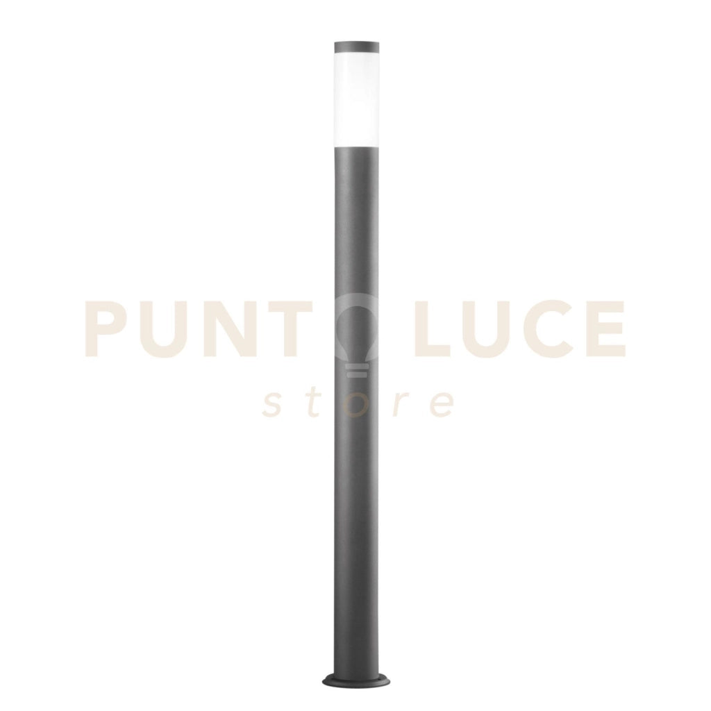 PALO TOKYO ANTRACITE 1 LUCE ATTACCO E27 IP44 11,5X110CM IN ACCIAIO INOX