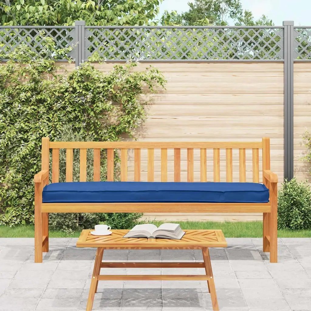 Cuscino per pallet Blu Reale 200 x 40 x 8 cm Tessuto Oxford 42001685
