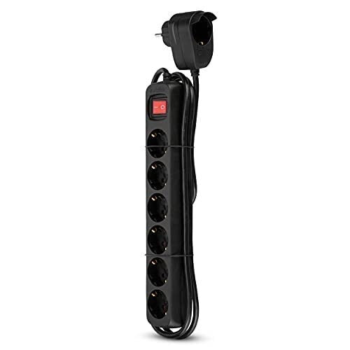 REV 0012692514 prolunghe e multiple 2 m 7 presa(e) AC Interno Nero