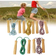 Trade Shop - Corda Per Saltare Allenamento Crossfit Jump Rope Pugilato Fitness Manici Legno -