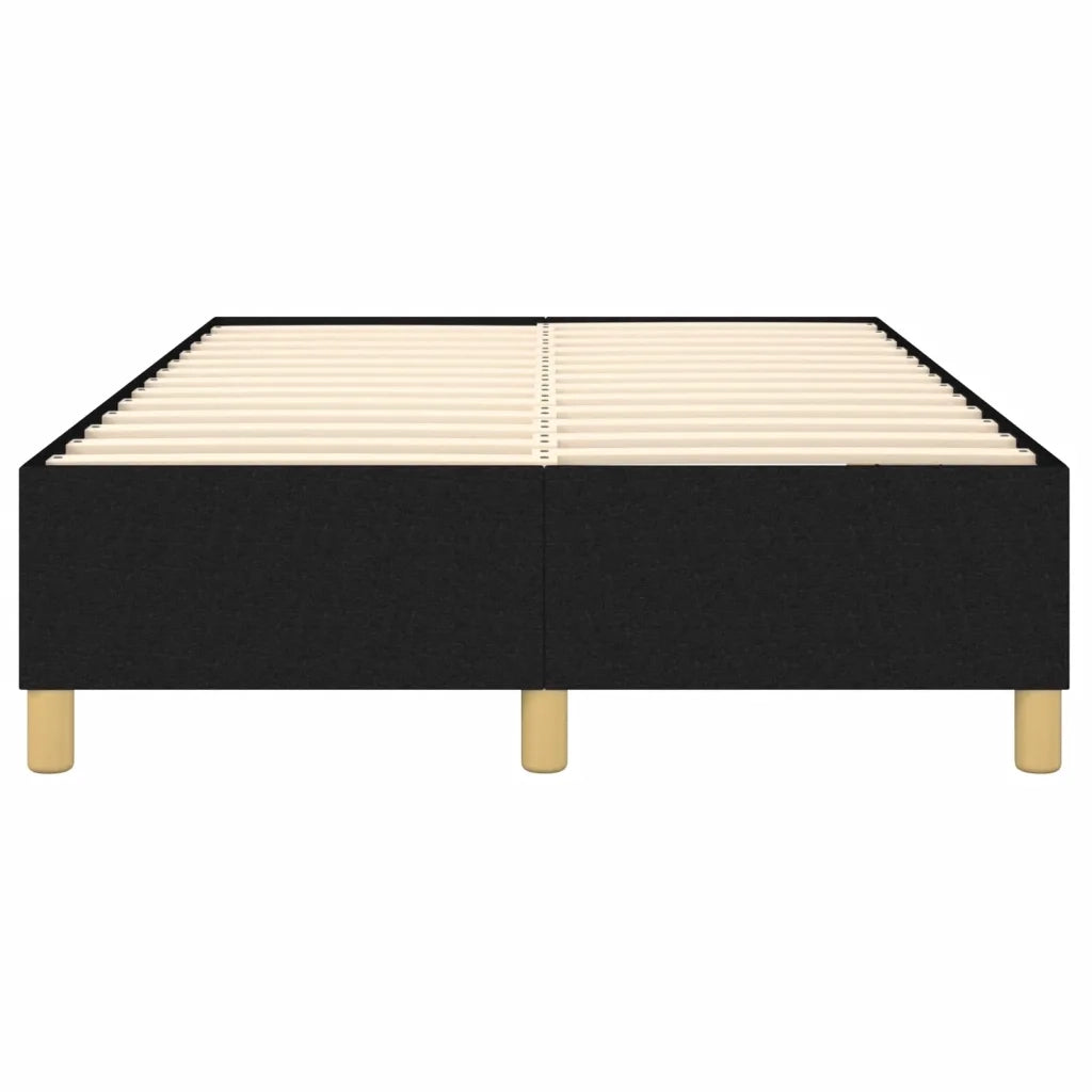Struttura Letto a Rete a Molle Nero 120x200 cm Tessuto 3120947