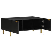 Tavolino da salotto | Tavolino da caff¨¨ | Tavolino da Soggiorno Nero 100x54x40 cm in Legno Multistrato
