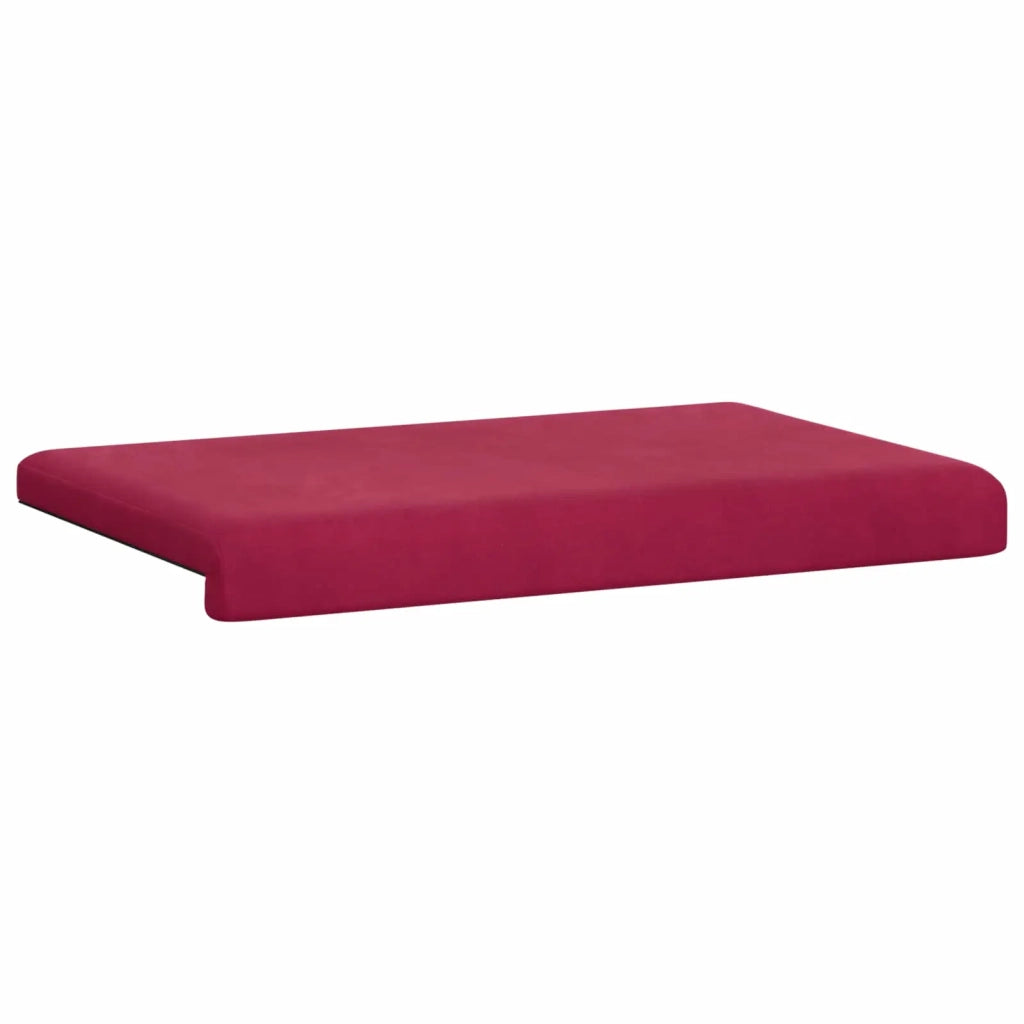 Cuscino per panchina Velluto (V) Rosso Vino Profondità 35 cm 42043180