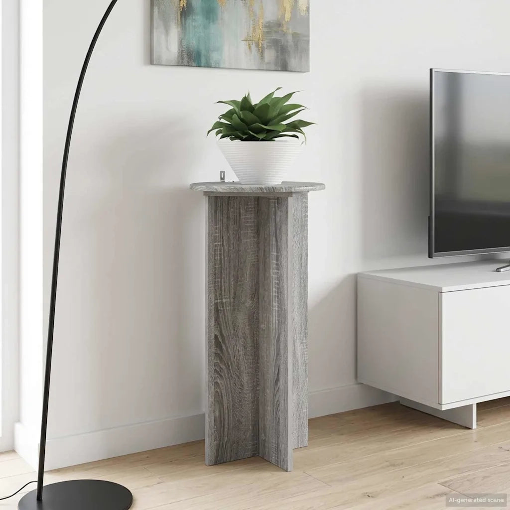 Supporto per piante 2 pcs Grigio Sonoma 40 x 40 x 80 cm