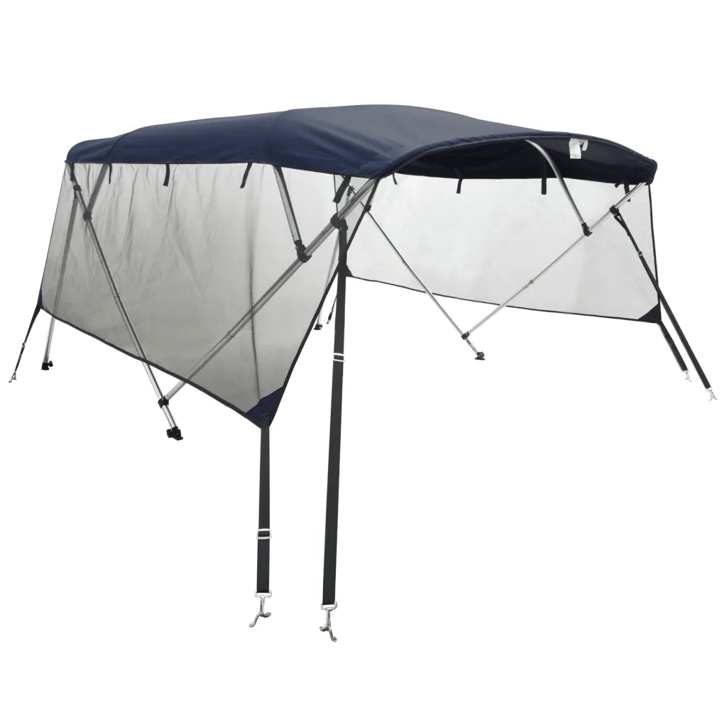 Bimini di Prua Pareti Laterali Rete 4 Archi 243x(185-198)x137cm CFW3678393