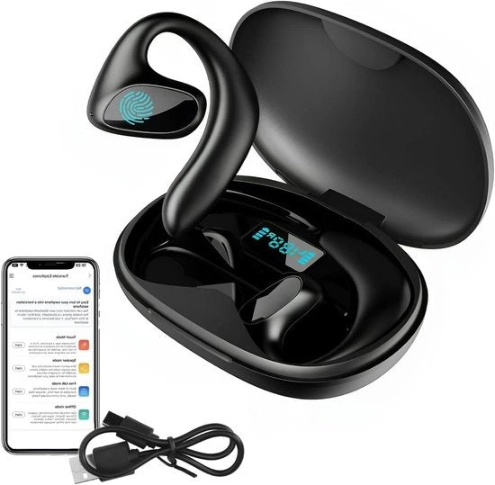 Traduttore di Tempo Reale di Orecchini - 144 Lingue con Bluetooth & App Traduzione di Parole in Tempo Reale Online per Viaggi e Apprendimento Professionale