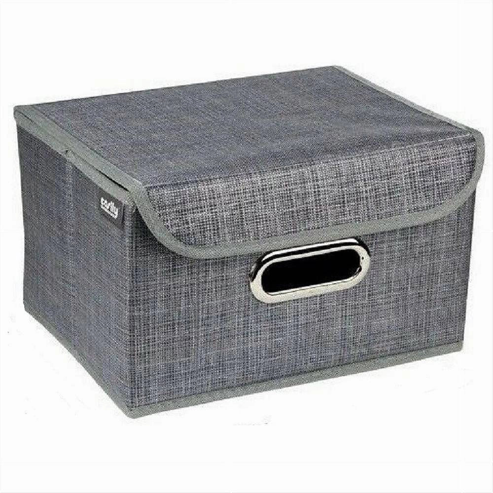 Trade Shop - Box Scatola Salvaspazio Portatutto Contenitore Organizer 26 X 20 X 16 Cm 69692 -