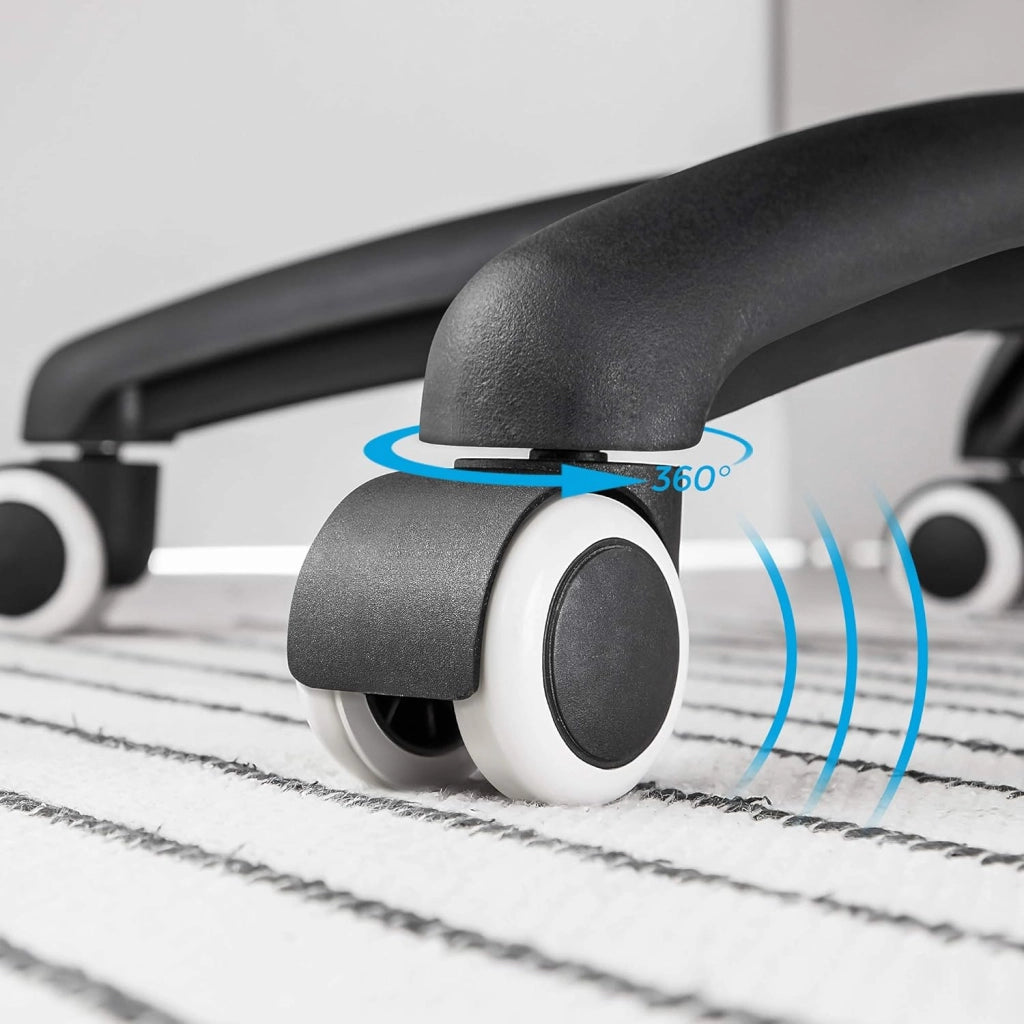Poltrona Girevole Sedia Direzionale Ergonomica da Ufficio Studio Regolabile con Rotelle OBG56L