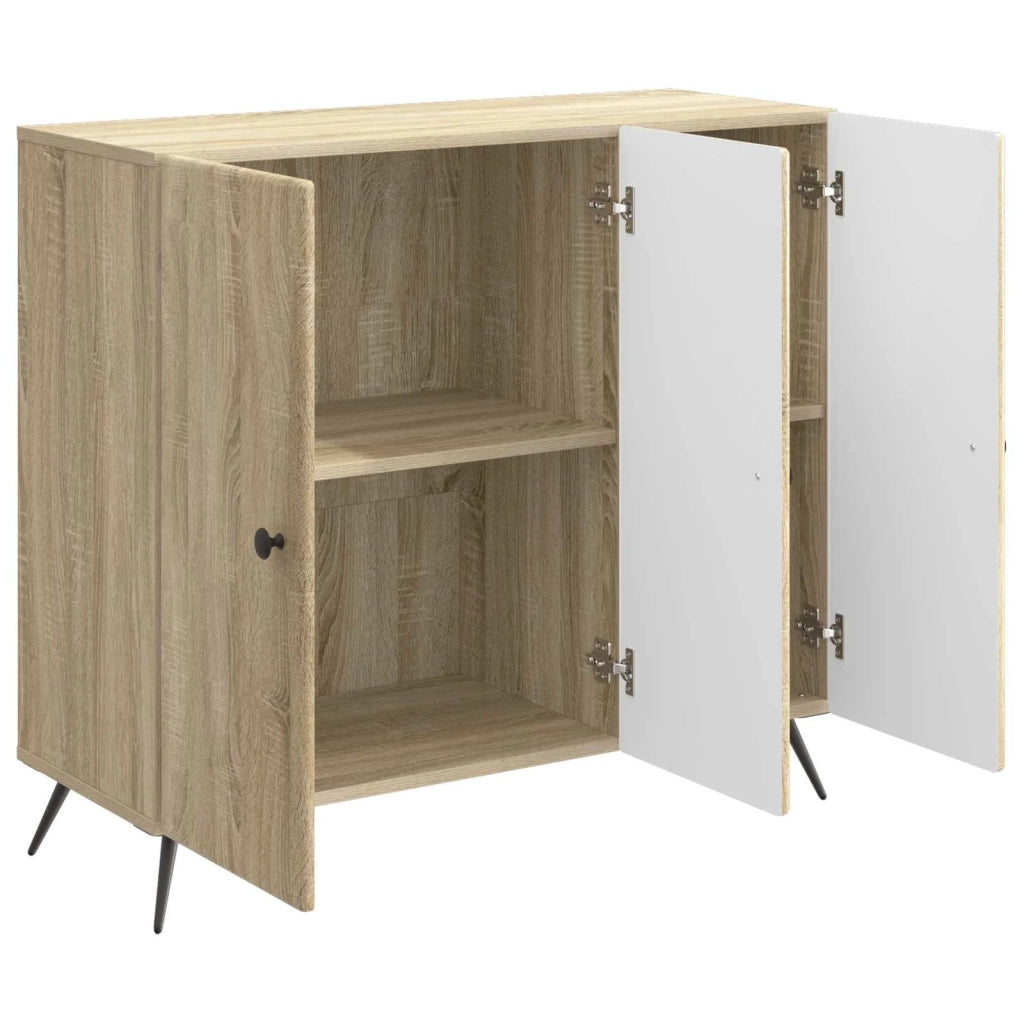 Credenza Rovere Sonoma 89 x 34,5 x 80 cm Legno ingegnerizzato