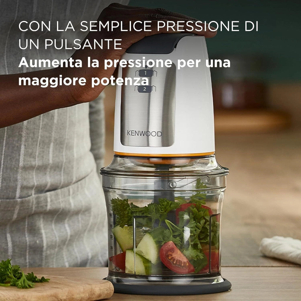 Kenwood CHP61100WH EasyChop Tritatutto 500 W 0.5 L 4 Lame 2 Velocita' colore Bianco