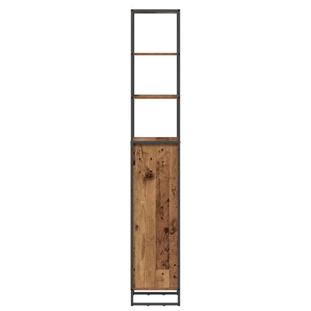 Mobile da Bagno con cassetto Legno vecchio 40 x 30 x 180 cm
