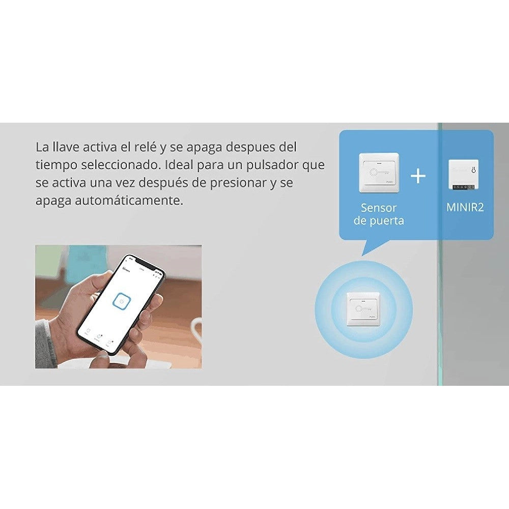 Trade Shop - Interruttore Wifi Smart Home Switch 2 Vie Timer Alexa Google Home Sonoff Mini R2 -