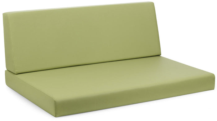 Cuscini per Pallet 120x80 cm Seduta e Schienale in Similpelle Mariotti Reforma Lime