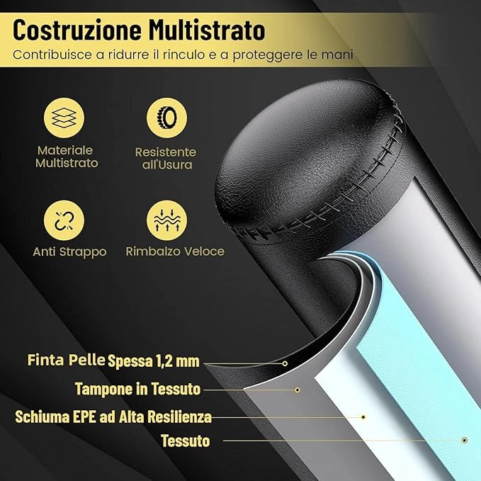 Sacco da Boxe 173 cm, Sacca da Boxe da Terra Autoportante e Pesante con Guantoni, Base a Ventosa, Costruzione a 5 Strati e Sistema Antivibrazioni per Adulti e Palestra Domestica