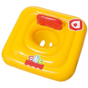 Trade Shop - Salvagente Gonfiabile Quadrato Con Mutandina Diametro 69 X 69 Cm Giallo -